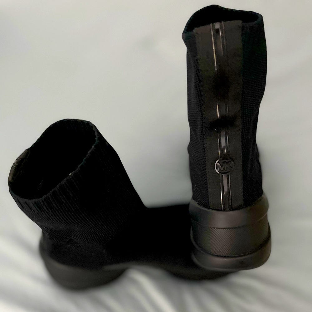 Michael Kors slip on sock boot.